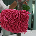 Super soft microfiber car wash chenille cleaning gloves